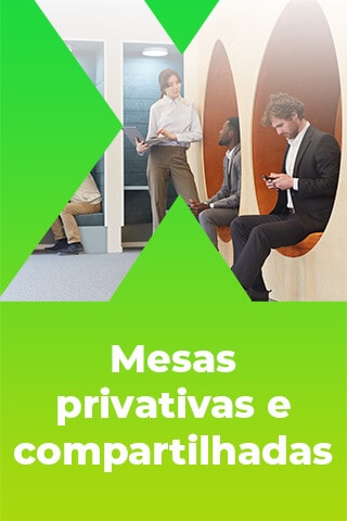 banner mobile mesas privativas e compartilhadas